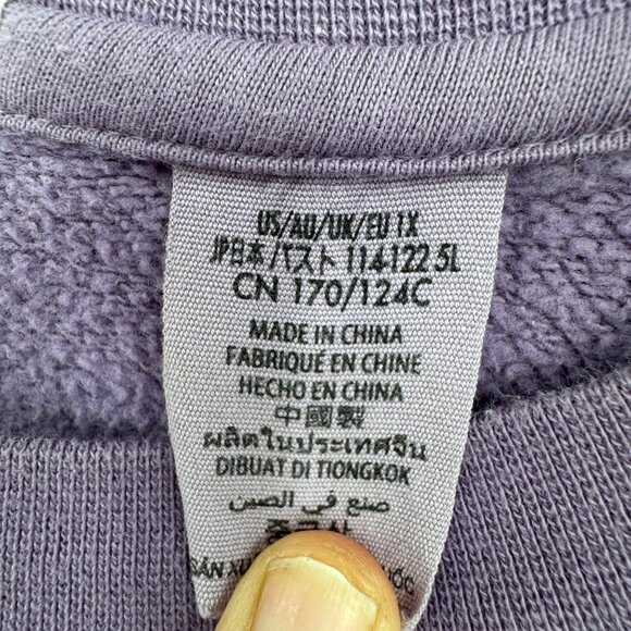 Disneyland Mickey Mouse Genuine Mousewear Purple Tie-Dye Sweatshirt plus size 1X - Picture 4 of 13